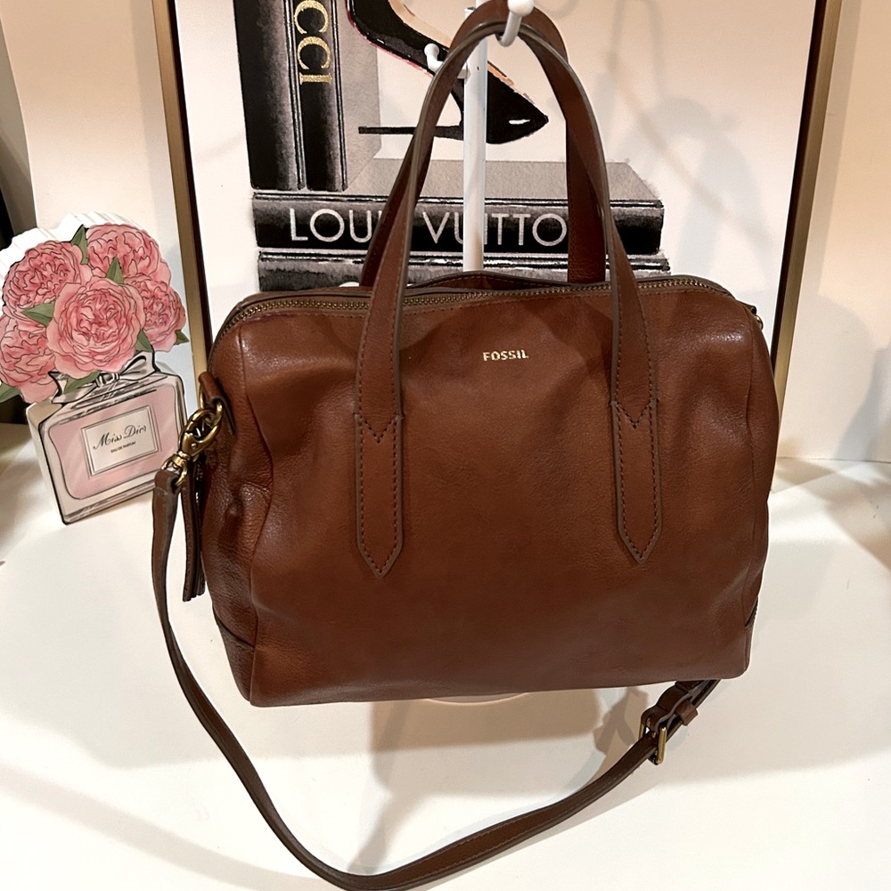 Fossil Brown Leather Women's Bag